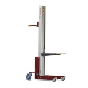 HOVMAND Elektrischer Hebelift mit Kunststoffplattform – Tragkraft 70 kg – Hubbereich 140 bis 1.351 mm