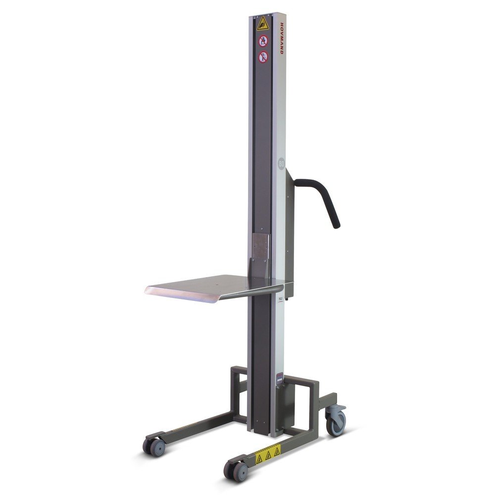 HOVMAND Elektro-Hebelift 60 kg – V-Block & Edelstahlplattform